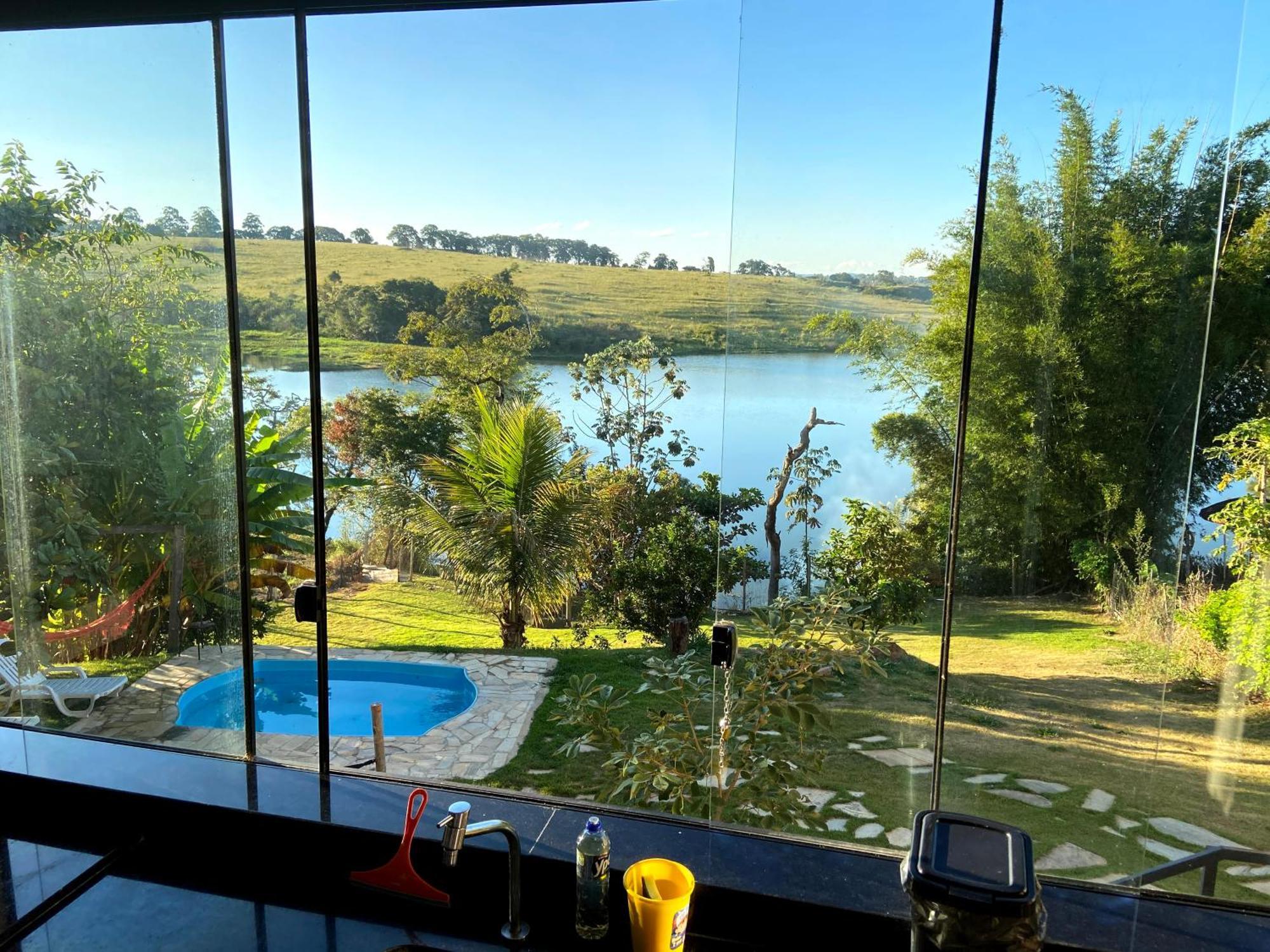 Casa Com Piscina Fundo Pra Represa E Ar Condicionado Casinhabrancadevaranda Ijaci 외부 사진