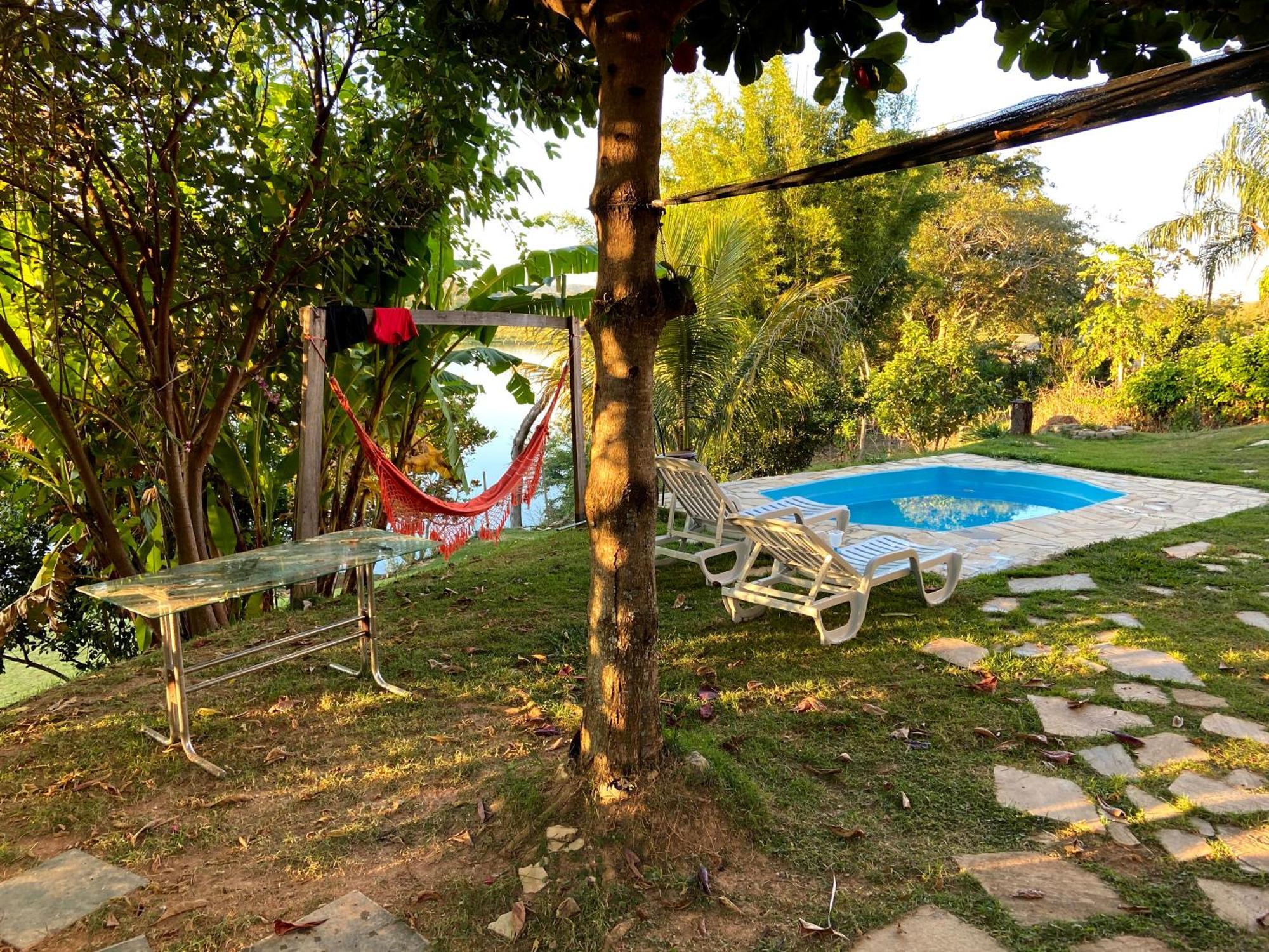 Casa Com Piscina Fundo Pra Represa E Ar Condicionado Casinhabrancadevaranda Ijaci 외부 사진