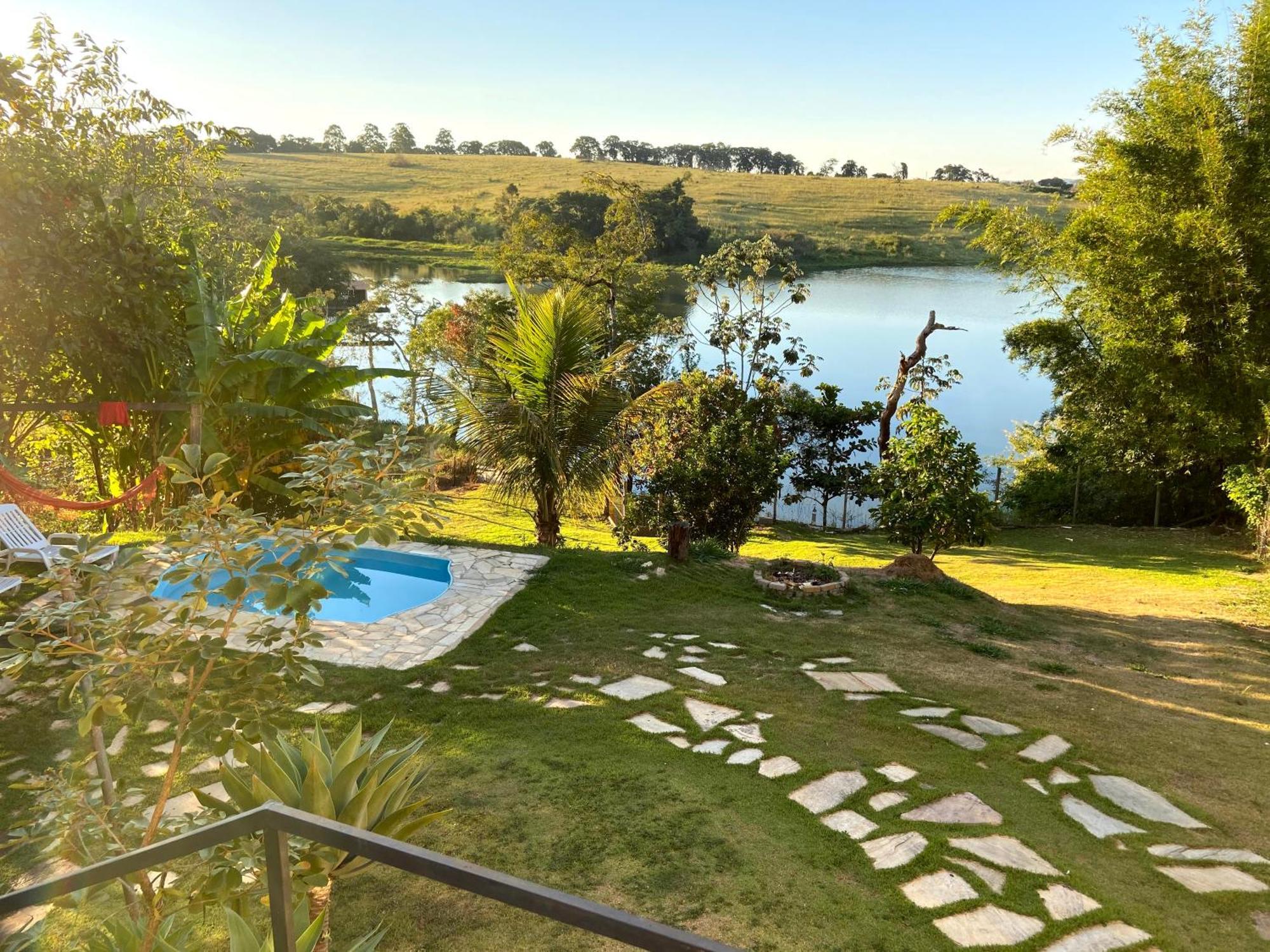 Casa Com Piscina Fundo Pra Represa E Ar Condicionado Casinhabrancadevaranda Ijaci 외부 사진